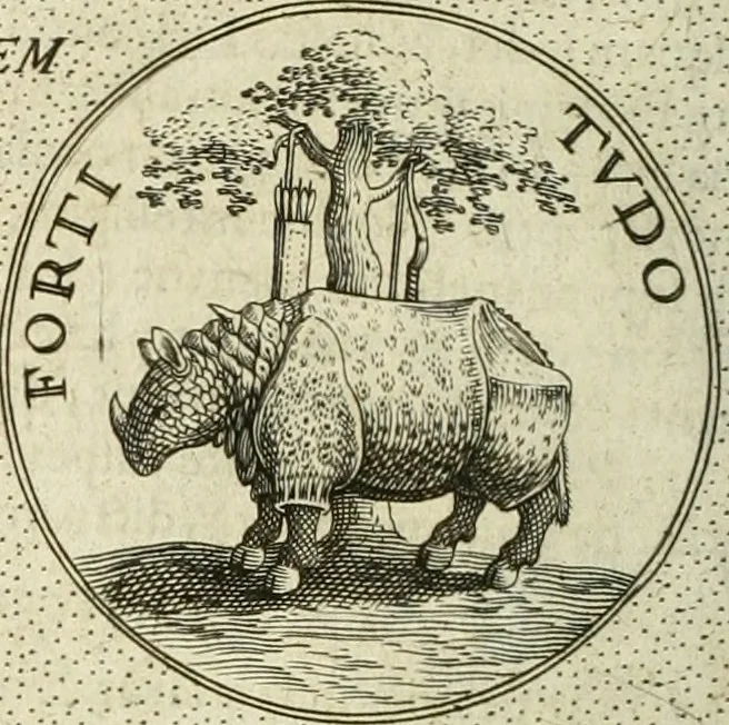 An illustration from Symbola diuina & humana pontificum, imperatorum, regum, 1601, leaf 27