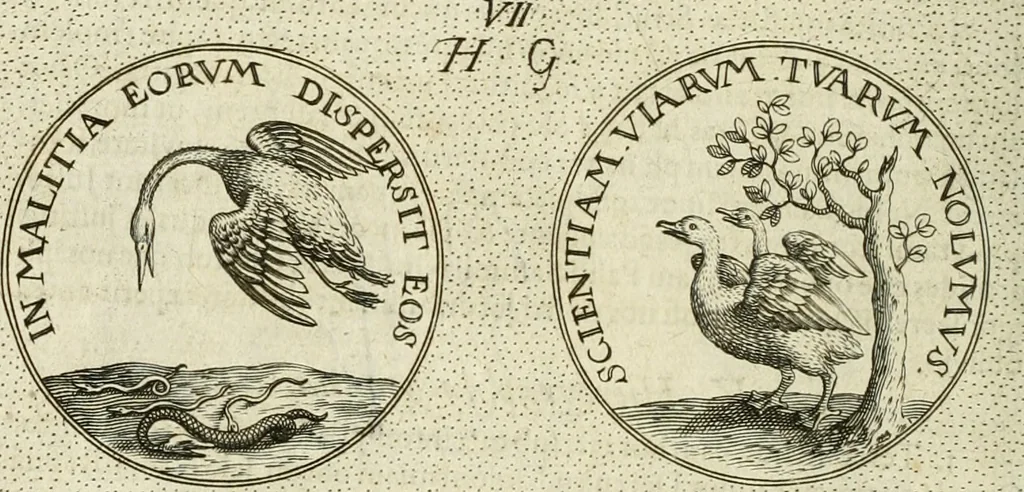 An illustration from Symbola diuina & humana pontificum, imperatorum, regum, 1601, leaf 27