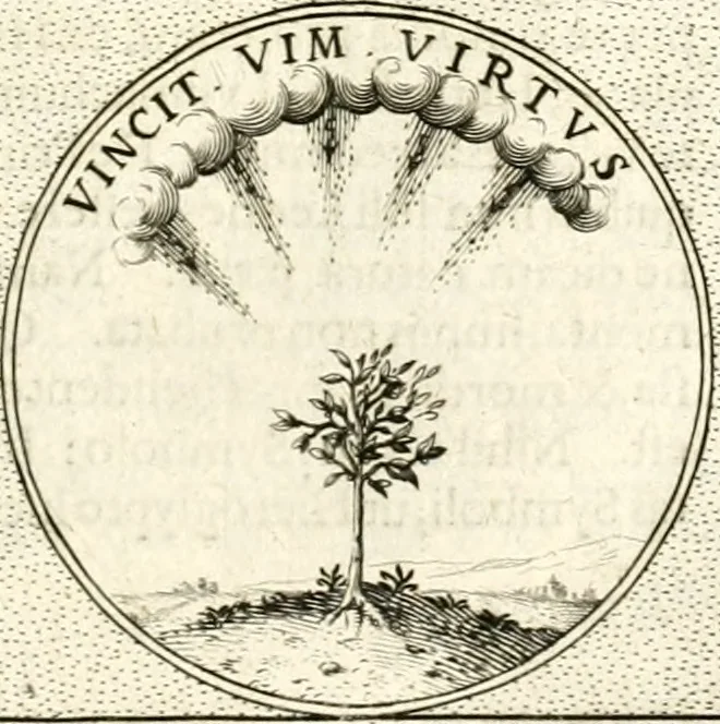 An illustration from Symbola diuina & humana pontificum, imperatorum, regum, 1601, leaf 272