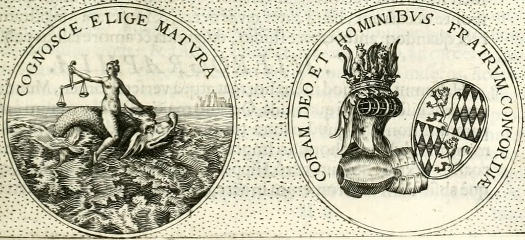 An illustration from Symbola diuina & humana pontificum, imperatorum, regum, 1601, leaf 278