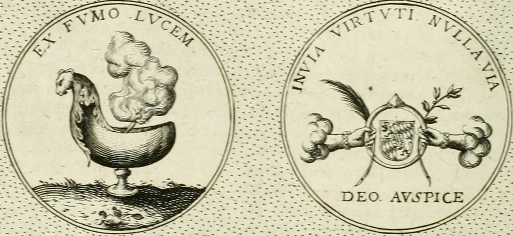 An illustration from Symbola diuina & humana pontificum, imperatorum, regum, 1601, leaf 285