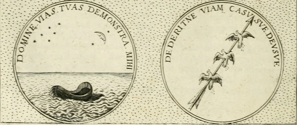 An illustration from Symbola diuina & humana pontificum, imperatorum, regum, 1601, leaf 285