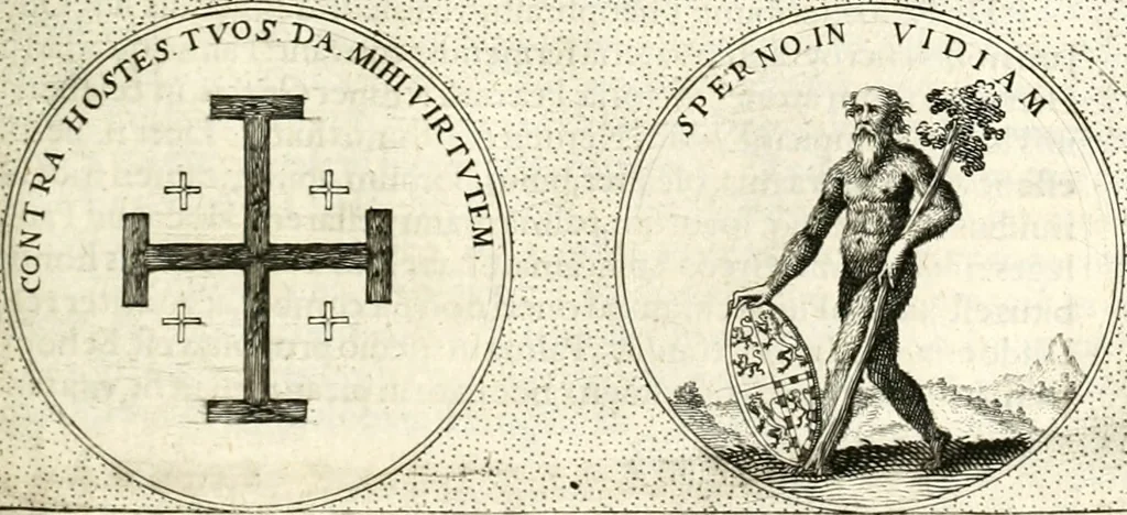 An illustration from Symbola diuina & humana pontificum, imperatorum, regum, 1601, leaf 292