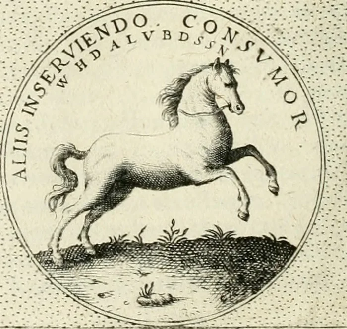 An illustration from Symbola diuina & humana pontificum, imperatorum, regum, 1601, leaf 297