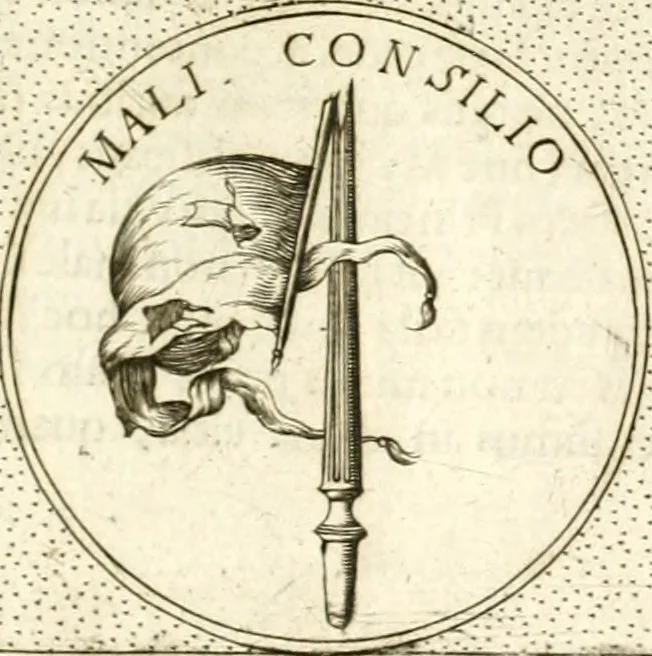 An illustration from Symbola diuina & humana pontificum, imperatorum, regum, 1601, leaf 306