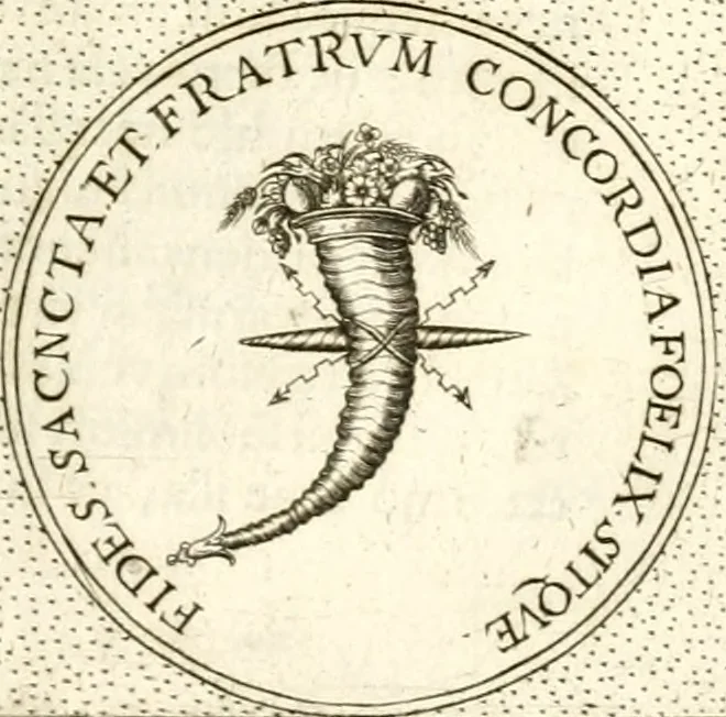 An illustration from Symbola diuina & humana pontificum, imperatorum, regum, 1601, leaf 306
