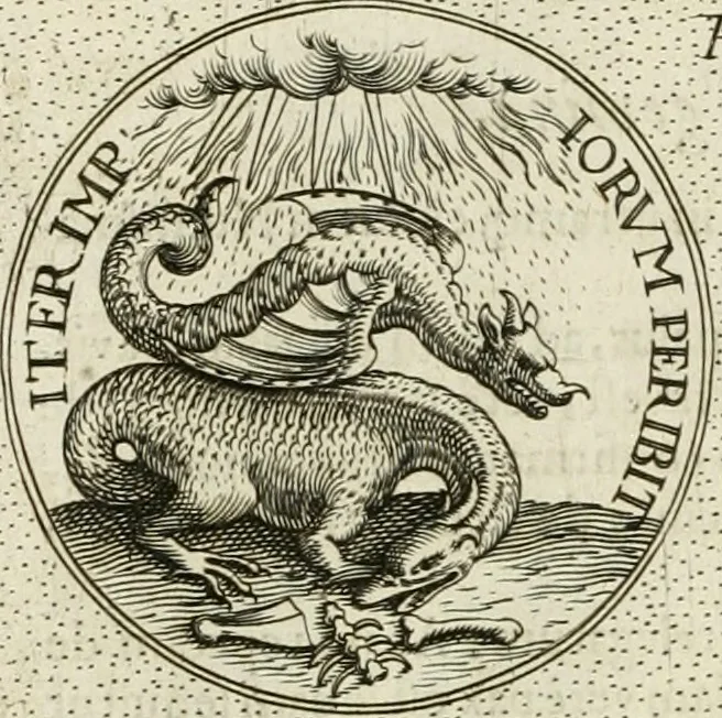 An illustration from Symbola diuina & humana pontificum, imperatorum, regum, 1601, leaf 31