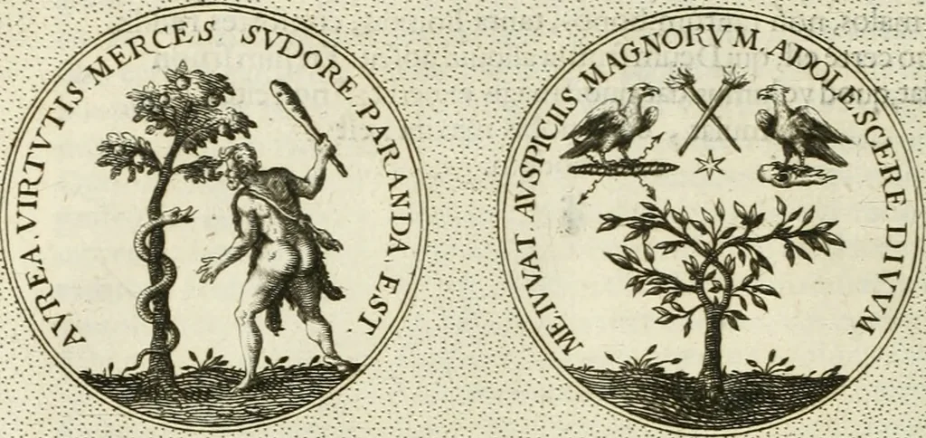 An illustration from Symbola diuina & humana pontificum, imperatorum, regum, 1601, leaf 311