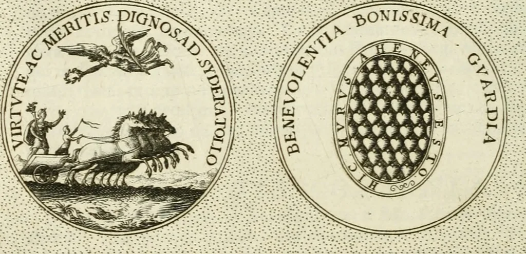 An illustration from Symbola diuina & humana pontificum, imperatorum, regum, 1601, leaf 311