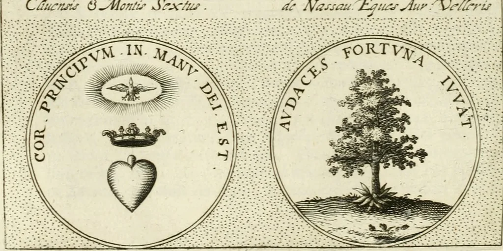 An illustration from Symbola diuina & humana pontificum, imperatorum, regum, 1601, leaf 311