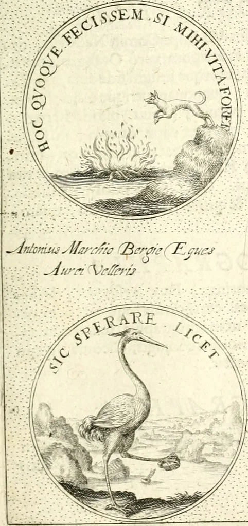 An illustration from Symbola diuina & humana pontificum, imperatorum, regum, 1601, leaf 316