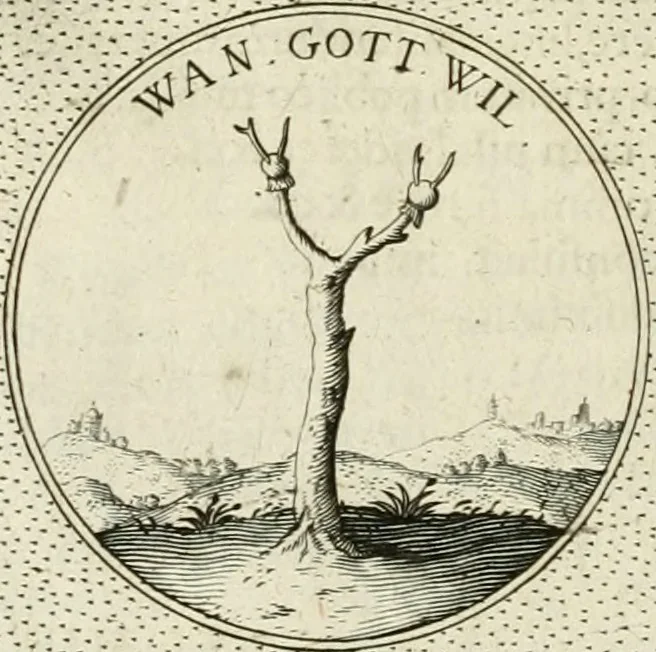 An illustration from Symbola diuina & humana pontificum, imperatorum, regum, 1601, leaf 319