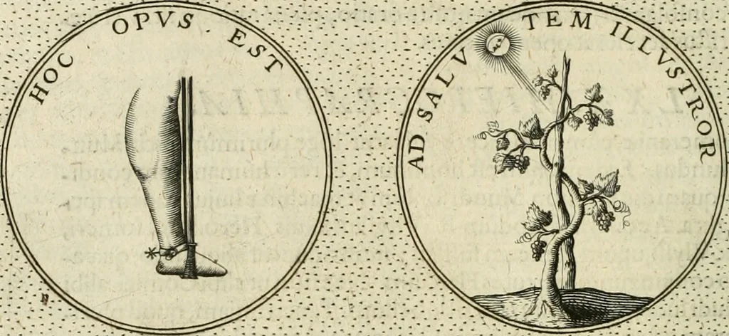 An illustration from Symbola diuina & humana pontificum, imperatorum, regum, 1601, leaf 325