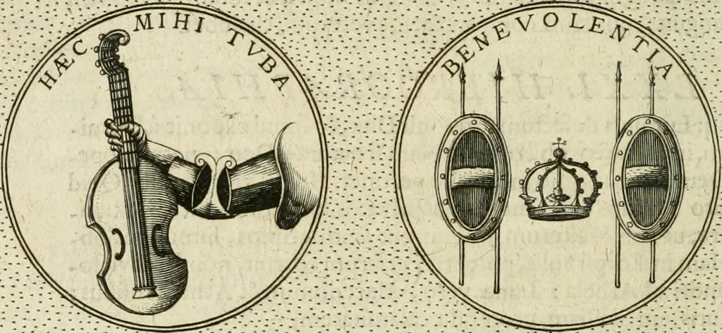 An illustration from Symbola diuina & humana pontificum, imperatorum, regum, 1601, leaf 325