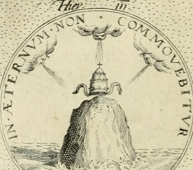 An illustration from Symbola diuina & humana pontificum, imperatorum, regum, 1601, leaf 33