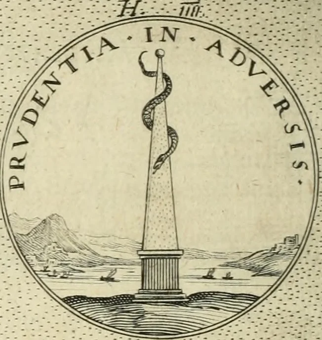 An illustration from Symbola diuina & humana pontificum, imperatorum, regum, 1601, leaf 33