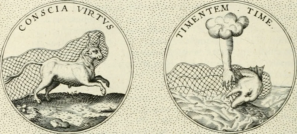 An illustration from Symbola diuina & humana pontificum, imperatorum, regum, 1601, leaf 333