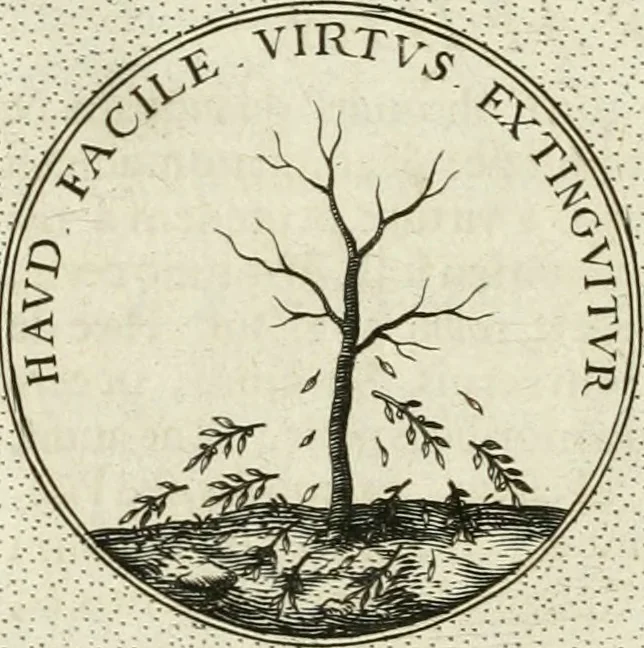 An illustration from Symbola diuina & humana pontificum, imperatorum, regum, 1601, leaf 337