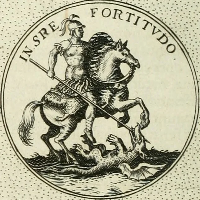 An illustration from Symbola diuina & humana pontificum, imperatorum, regum, 1601, leaf 337