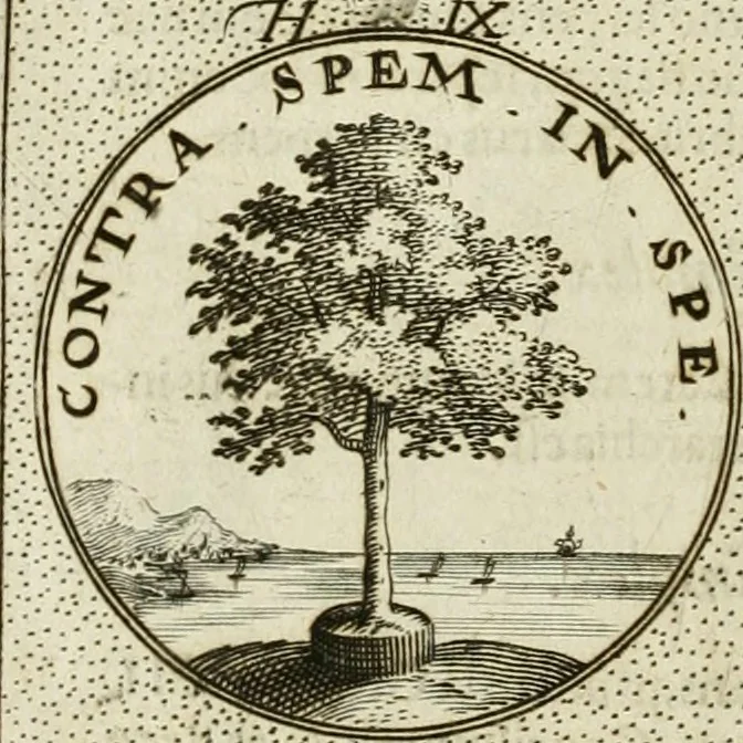 An illustration from Symbola diuina & humana pontificum, imperatorum, regum, 1601, leaf 35