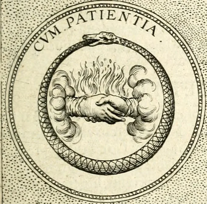 An illustration from Symbola diuina & humana pontificum, imperatorum, regum, 1601, leaf 358