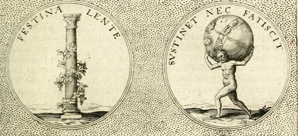An illustration from Symbola diuina & humana pontificum, imperatorum, regum, 1601, leaf 362