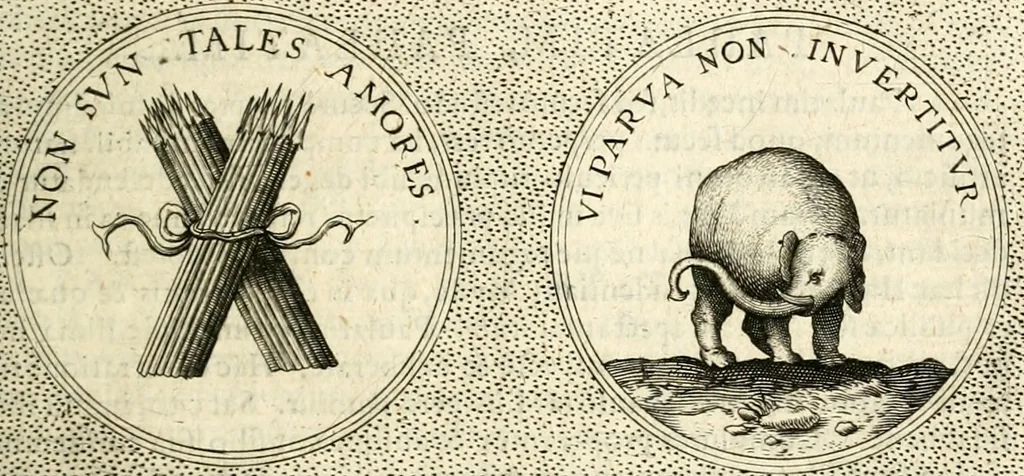 An illustration from Symbola diuina & humana pontificum, imperatorum, regum, 1601, leaf 366
