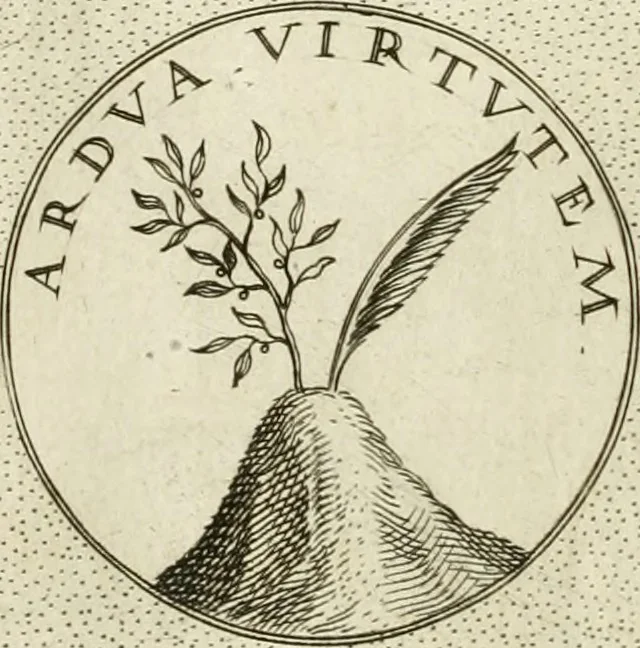 An illustration from Symbola diuina & humana pontificum, imperatorum, regum, 1601, leaf 37