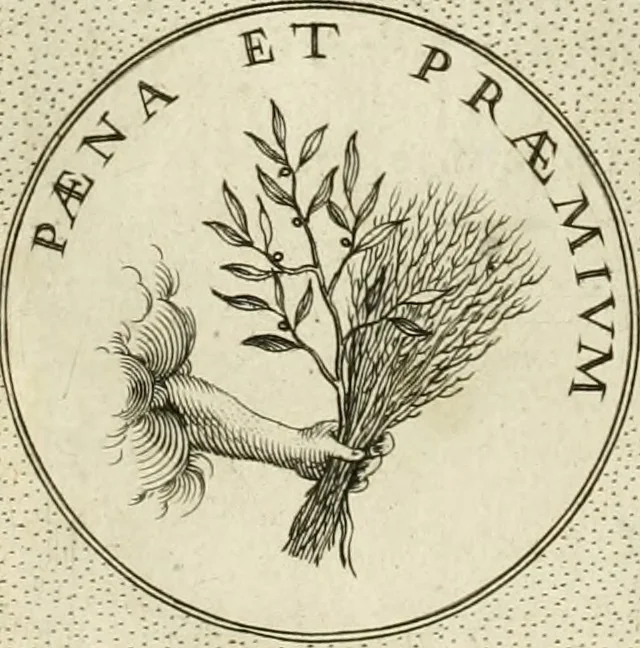 An illustration from Symbola diuina & humana pontificum, imperatorum, regum, 1601, leaf 37