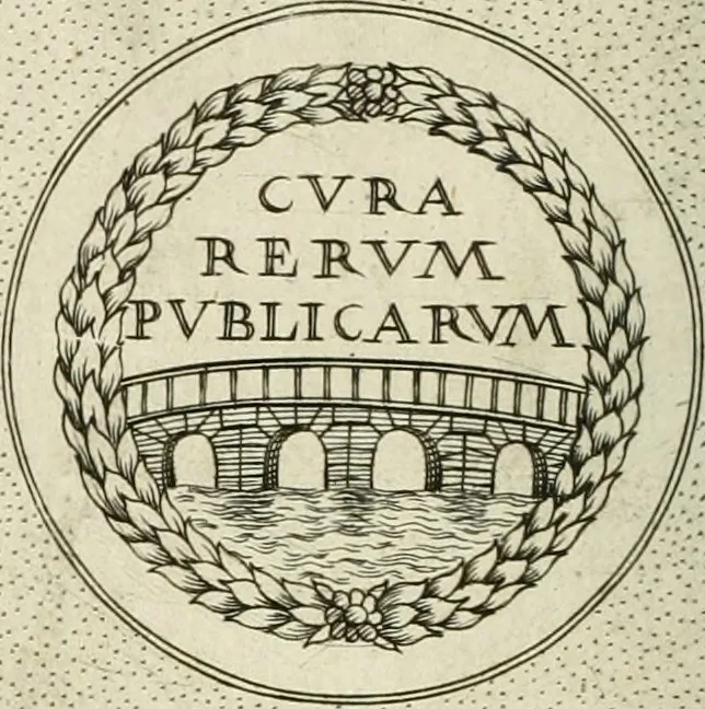 An illustration from Symbola diuina & humana pontificum, imperatorum, regum, 1601, leaf 37