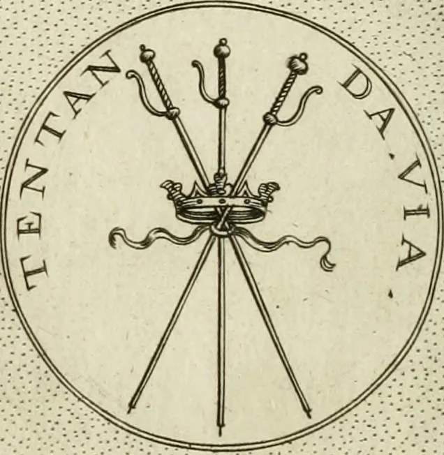 An illustration from Symbola diuina & humana pontificum, imperatorum, regum, 1601, leaf 37