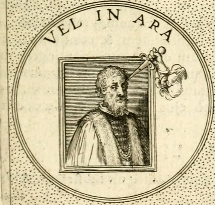 An illustration from Symbola diuina & humana pontificum, imperatorum, regum, 1601, leaf 370
