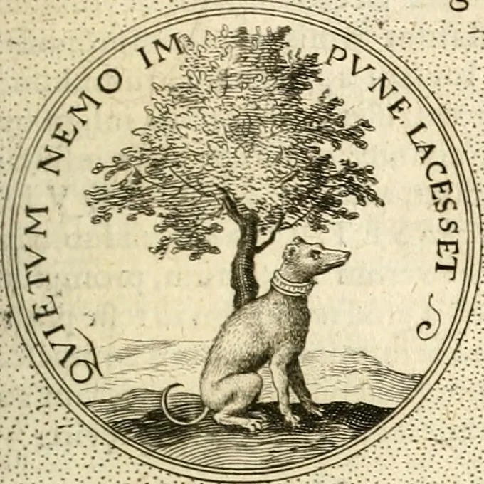 An illustration from Symbola diuina & humana pontificum, imperatorum, regum, 1601, leaf 374