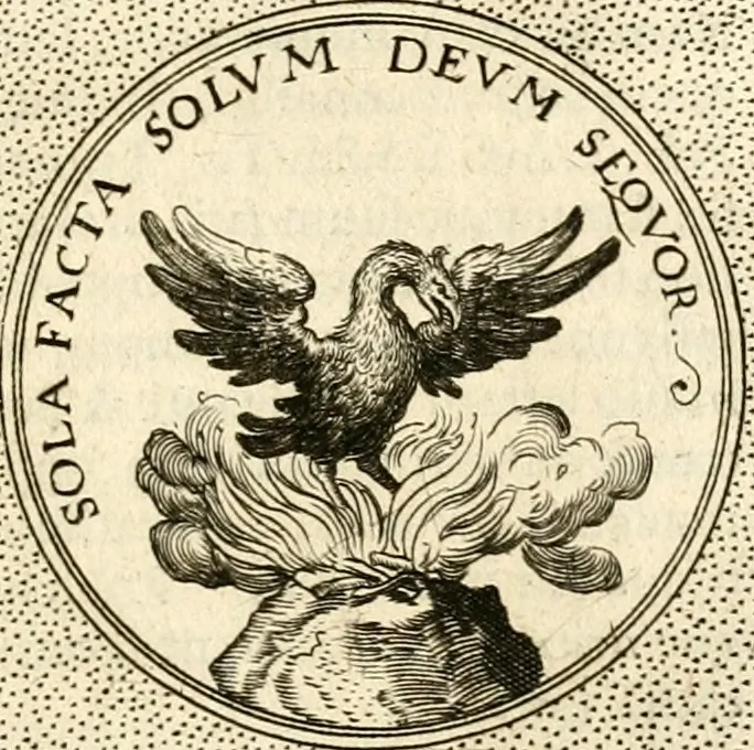 An illustration from Symbola diuina & humana pontificum, imperatorum, regum, 1601, leaf 374