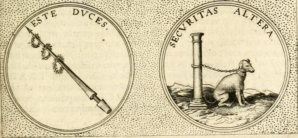 An illustration from Symbola diuina & humana pontificum, imperatorum, regum, 1601, leaf 374