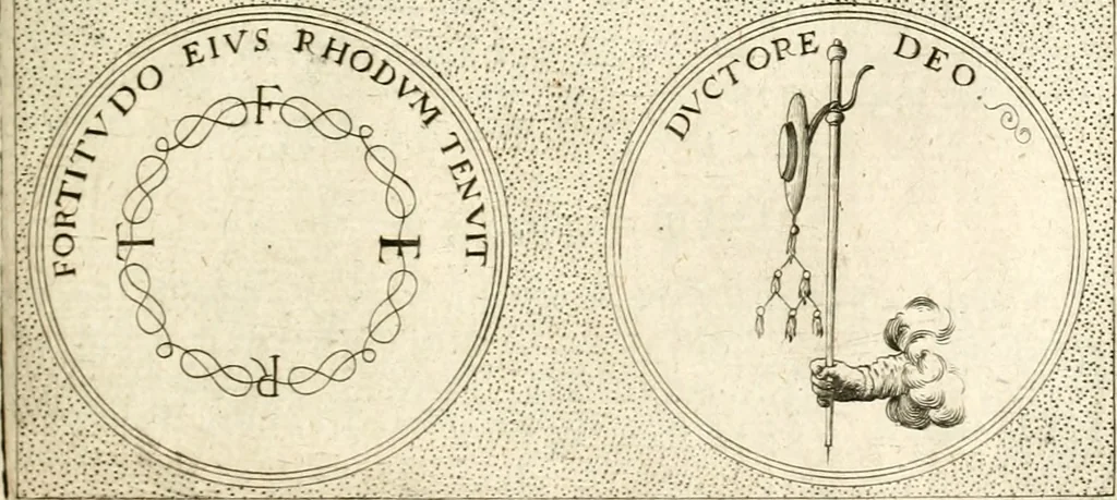 An illustration from Symbola diuina & humana pontificum, imperatorum, regum, 1601, leaf 378