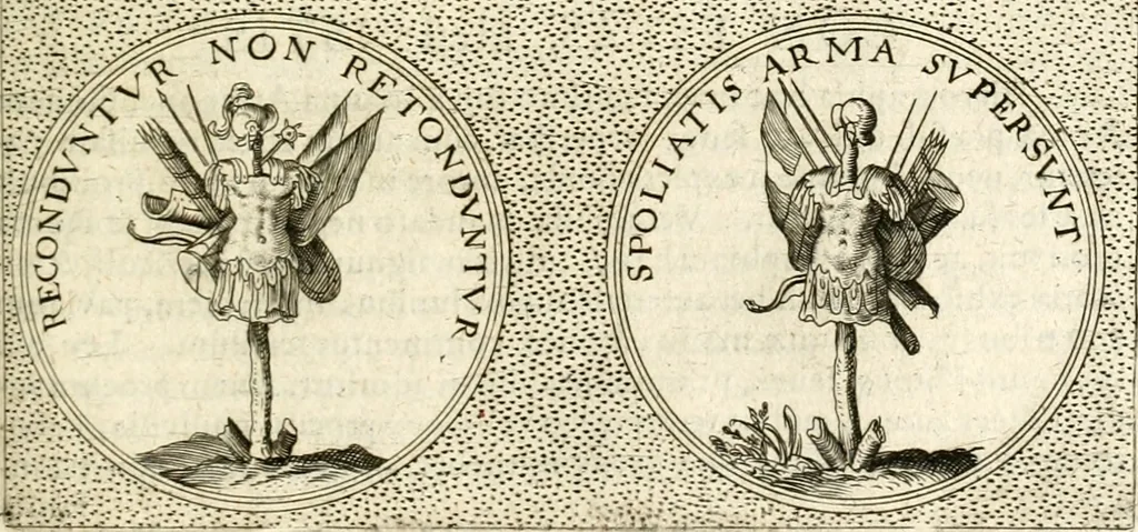 An illustration from Symbola diuina & humana pontificum, imperatorum, regum, 1601, leaf 386