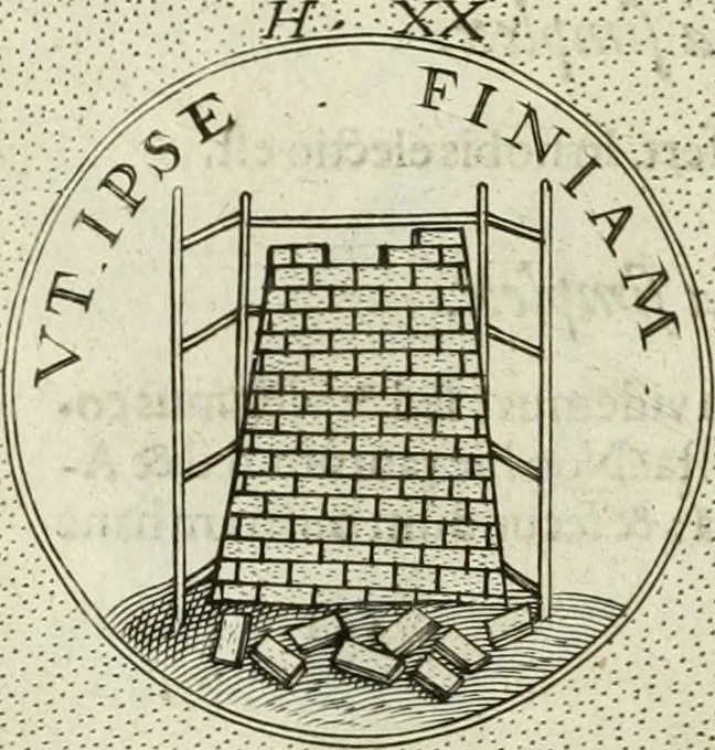 An illustration from Symbola diuina & humana pontificum, imperatorum, regum, 1601, leaf 39