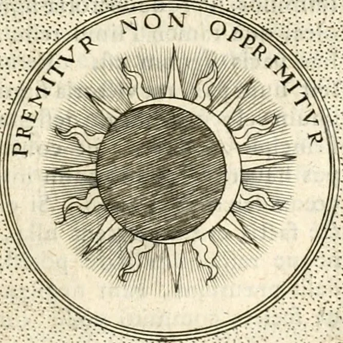 An illustration from Symbola diuina & humana pontificum, imperatorum, regum, 1601, leaf 390