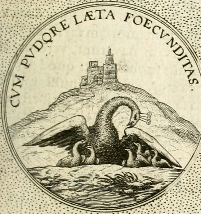 An illustration from Symbola diuina & humana pontificum, imperatorum, regum, 1601, leaf 394