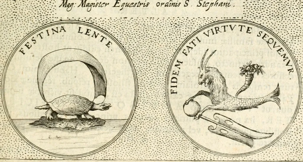 An illustration from Symbola diuina & humana pontificum, imperatorum, regum, 1601, leaf 394