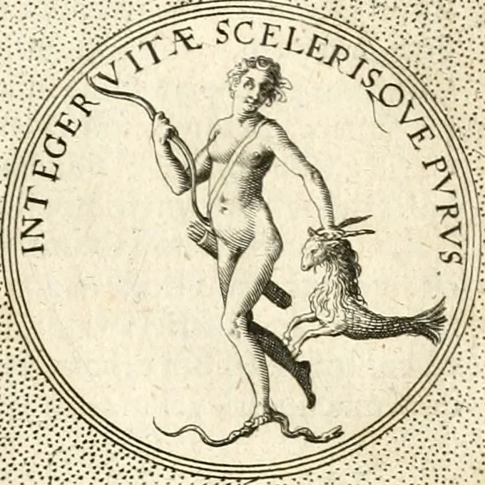 An illustration from Symbola diuina & humana pontificum, imperatorum, regum, 1601, leaf 398