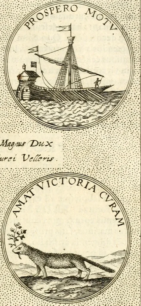 An illustration from Symbola diuina & humana pontificum, imperatorum, regum, 1601, leaf 402