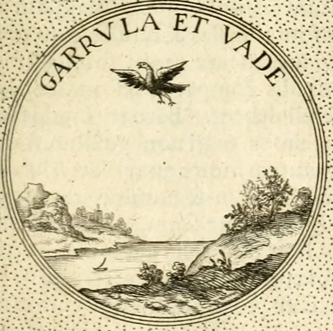 An illustration from Symbola diuina & humana pontificum, imperatorum, regum, 1601, leaf 402