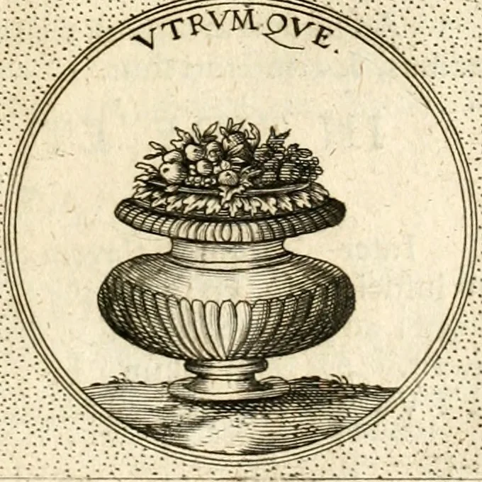An illustration from Symbola diuina & humana pontificum, imperatorum, regum, 1601, leaf 406