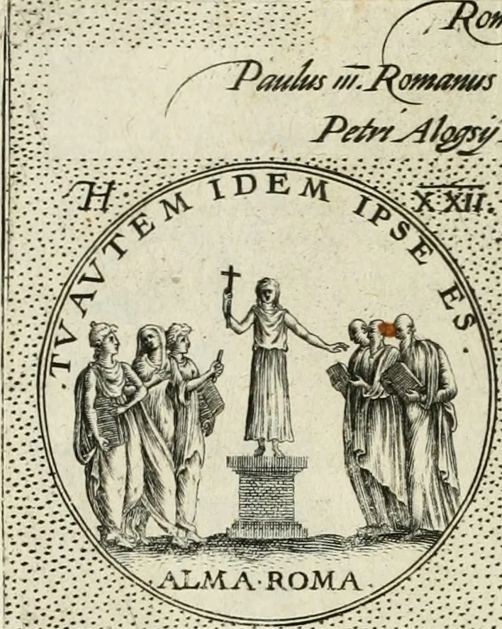 An illustration from Symbola diuina & humana pontificum, imperatorum, regum, 1601, leaf 41