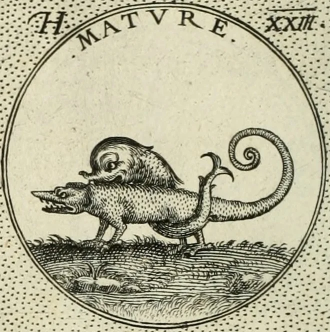 An illustration from Symbola diuina & humana pontificum, imperatorum, regum, 1601, leaf 41