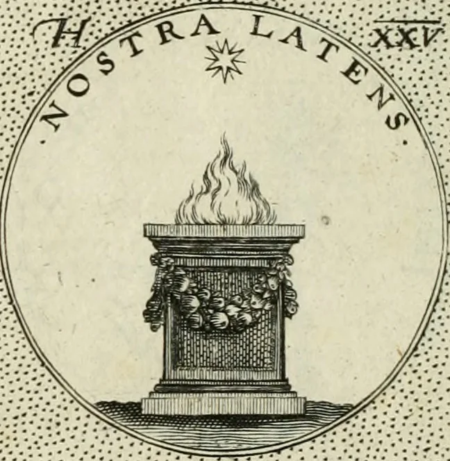 An illustration from Symbola diuina & humana pontificum, imperatorum, regum, 1601, leaf 41