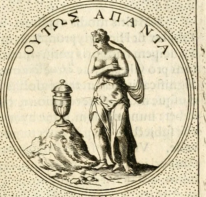 An illustration from Symbola diuina & humana pontificum, imperatorum, regum, 1601, leaf 410