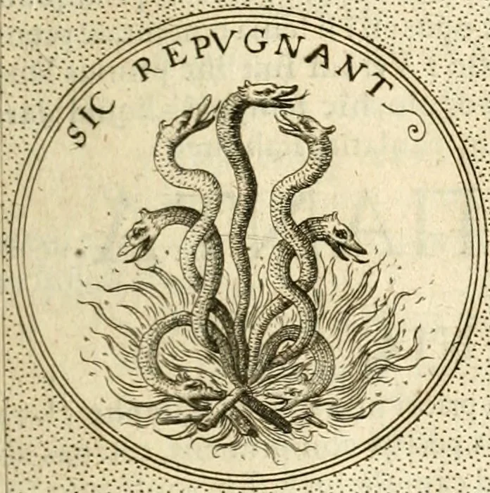 An illustration from Symbola diuina & humana pontificum, imperatorum, regum, 1601, leaf 410